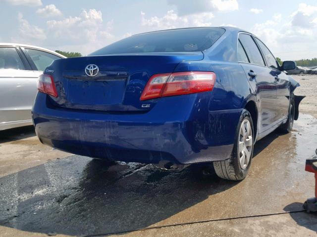 4T1BE46K37U118374 - 2007 TOYOTA CAMRY NEW BLUE photo 4