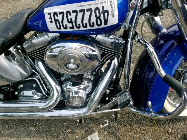 1HD1JD5187Y051881 - 2007 HARLEY-DAVIDSON FLSTN BLUE photo 7