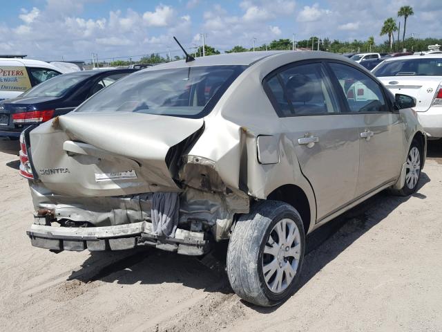 3N1AB61E68L715541 - 2008 NISSAN SENTRA 2.0 TAN photo 4