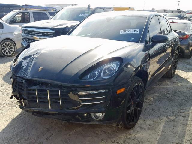 WP1AA2A56JLB06412 - 2018 PORSCHE MACAN BLACK photo 2