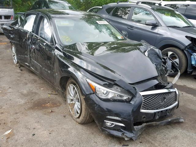 JN1BV7AR0EM707425 - 2014 INFINITI Q50 BASE BLACK photo 1