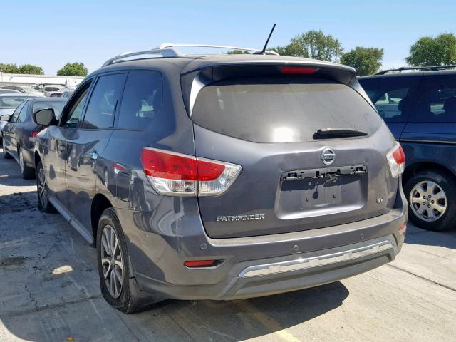 5N1AR2MN6DC624817 - 2013 NISSAN PATHFINDER GRAY photo 3
