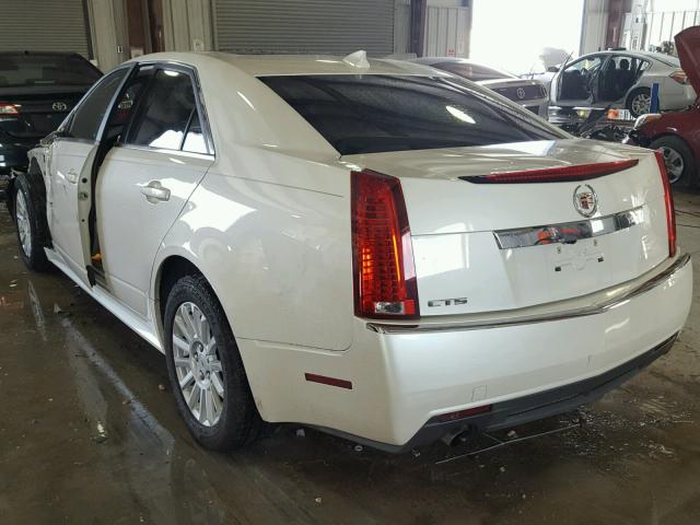 1G6DE5E59D0111563 - 2013 CADILLAC CTS LUXURY WHITE photo 3