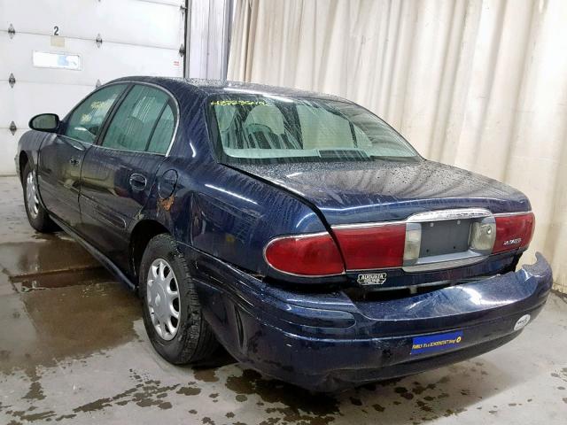 1G4HP52K944104720 - 2004 BUICK LESABRE CU BLUE photo 3