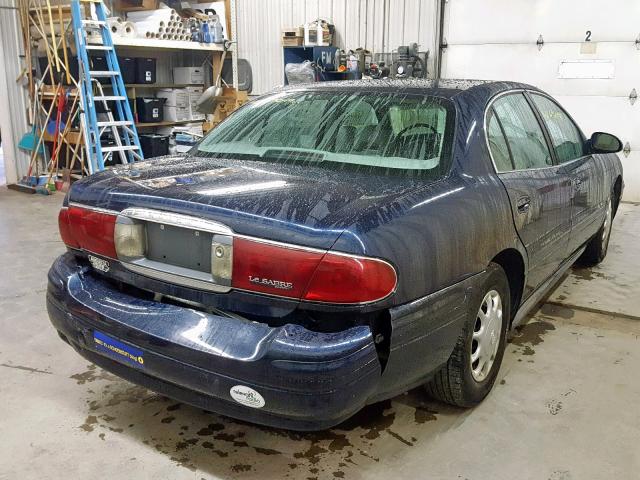 1G4HP52K944104720 - 2004 BUICK LESABRE CU BLUE photo 4