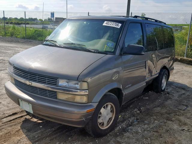 1GNDM19W6YB169417 - 2000 CHEVROLET ASTRO GRAY photo 2