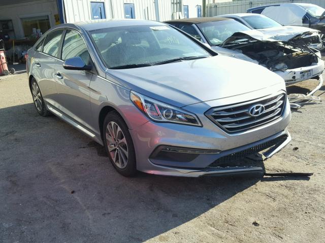 5NPE34AF7FH242903 - 2015 HYUNDAI SONATA SPO GRAY photo 1