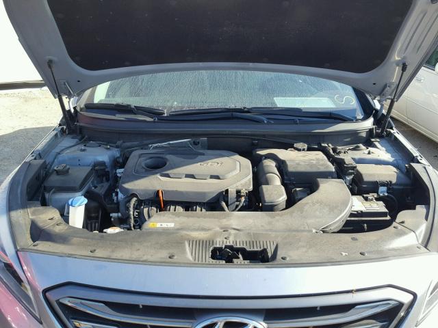 5NPE34AF7FH242903 - 2015 HYUNDAI SONATA SPO GRAY photo 7