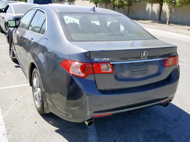 JH4CU2F66CC029836 - 2012 ACURA TSX TECH GRAY photo 3