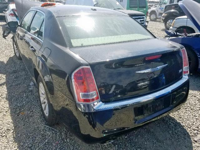 2C3CCAAG5DH576873 - 2013 CHRYSLER 300 BLACK photo 3