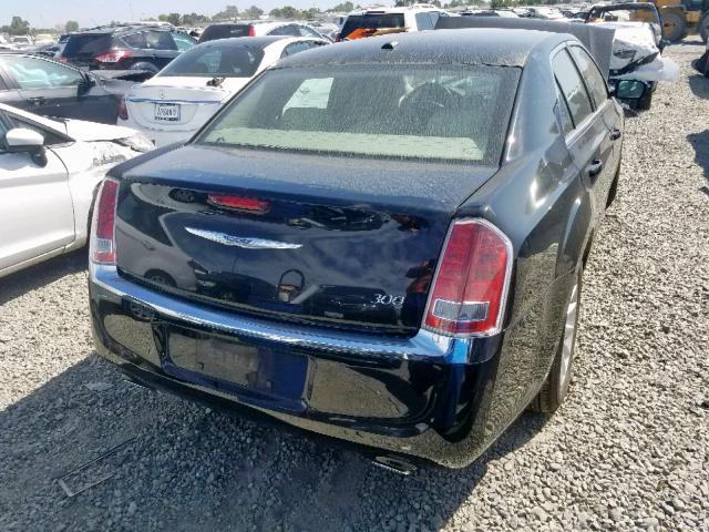 2C3CCAAG5DH576873 - 2013 CHRYSLER 300 BLACK photo 4