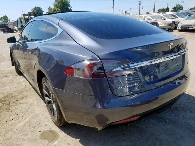 5YJSA1E27JF260629 - 2018 TESLA MODEL S GRAY photo 3