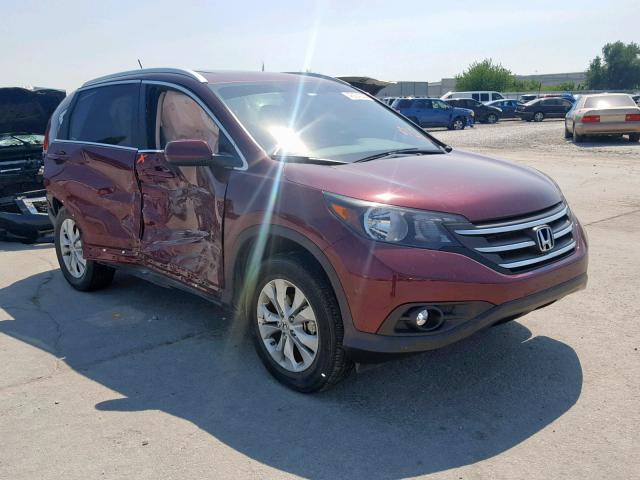 5J6RM4H76DL018201 - 2013 HONDA CR-V EXL BURGUNDY photo 1