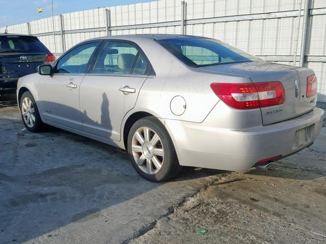 3LNHM26T87R664170 - 2007 LINCOLN MKZ GRAY photo 3