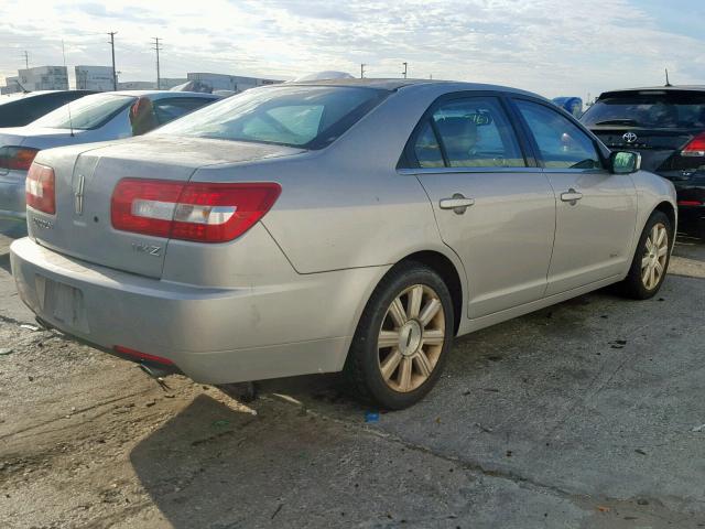 3LNHM26T87R664170 - 2007 LINCOLN MKZ GRAY photo 4