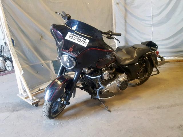 1HD1FC4187Y675242 - 2007 HARLEY-DAVIDSON FLHTCUI BLACK photo 2