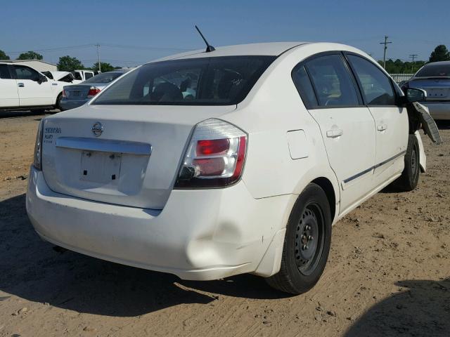 3N1AB6AP6AL604320 - 2010 NISSAN SENTRA 2.0 WHITE photo 4