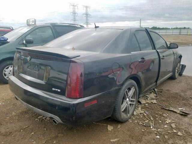 1G6DW677X50235019 - 2005 CADILLAC STS BLACK photo 4