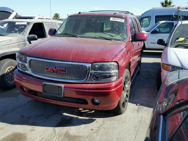 1GKEK63U94J215429 - 2004 GMC YUKON DENA RED photo 2