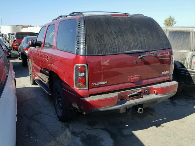 1GKEK63U94J215429 - 2004 GMC YUKON DENA RED photo 3