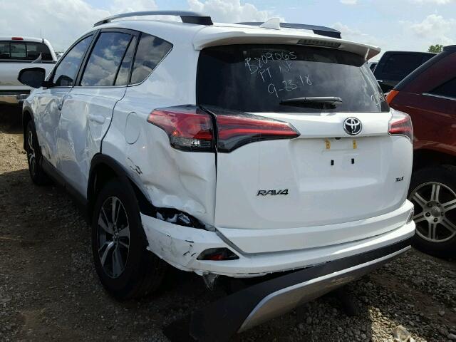 2T3WFREVXJW502996 - 2018 TOYOTA RAV4 ADVEN WHITE photo 3