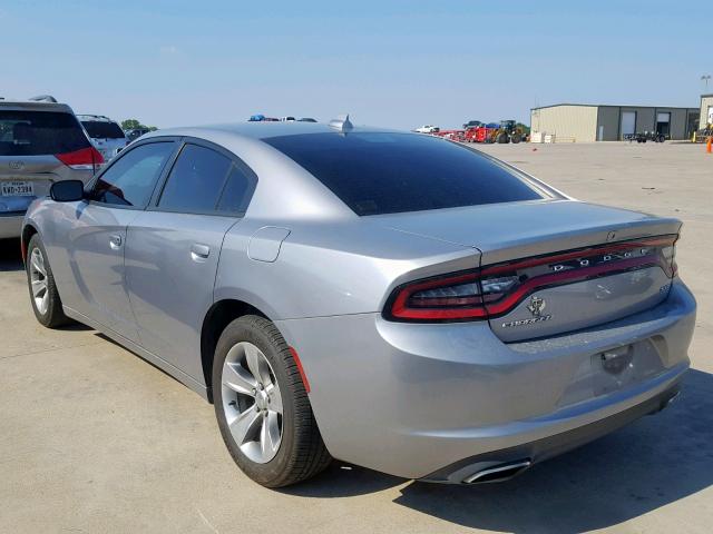 2C3CDXHG9GH297792 - 2016 DODGE CHARGER SX SILVER photo 3