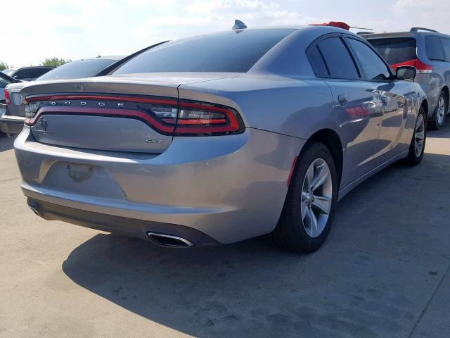 2C3CDXHG9GH297792 - 2016 DODGE CHARGER SX SILVER photo 4