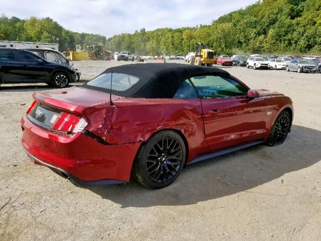 1FATP8FF0G5204688 - 2016 FORD MUSTANG GT RED photo 4