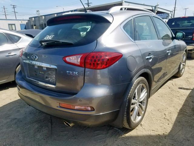 JN1AJ0HP1BM802283 - 2011 INFINITI EX35 BASE GRAY photo 4