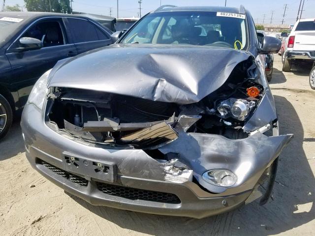 JN1AJ0HP1BM802283 - 2011 INFINITI EX35 BASE GRAY photo 9