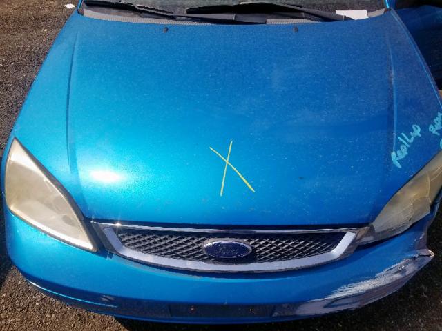 1FAHP37N37W182596 - 2007 FORD FOCUS ZX5 BLUE photo 7