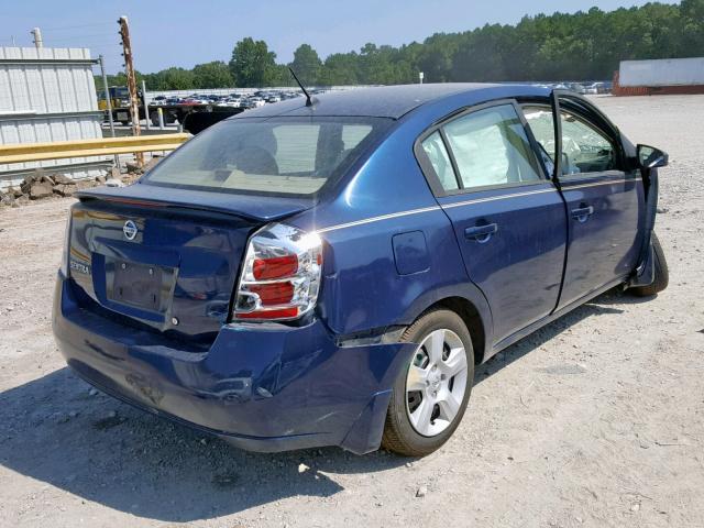 3N1AB61E08L743447 - 2008 NISSAN SENTRA 2.0 BLUE photo 4