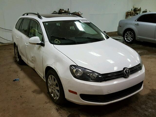 3VWPL7AJ1EM621156 - 2014 VOLKSWAGEN JETTA TDI WHITE photo 1