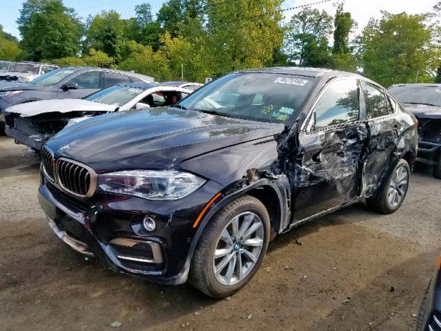 5UXKU6C3XH0S99772 - 2017 BMW X6 XDRIVE5 BLACK photo 2