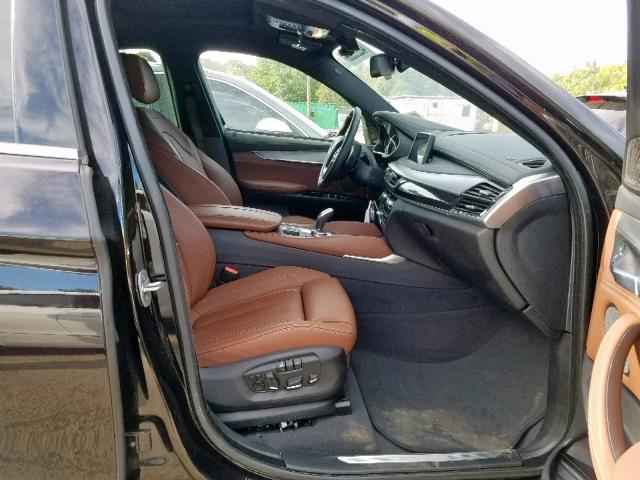 5UXKU6C3XH0S99772 - 2017 BMW X6 XDRIVE5 BLACK photo 5