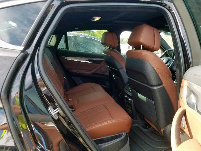 5UXKU6C3XH0S99772 - 2017 BMW X6 XDRIVE5 BLACK photo 6