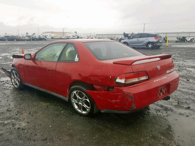 JHMBB624XWC011230 - 1998 HONDA PRELUDE RED photo 3