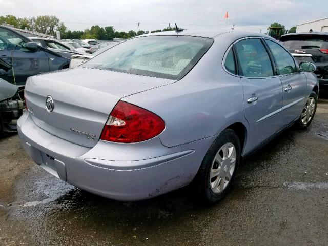 2G4WC582261235805 - 2006 BUICK LACROSSE C GRAY photo 4