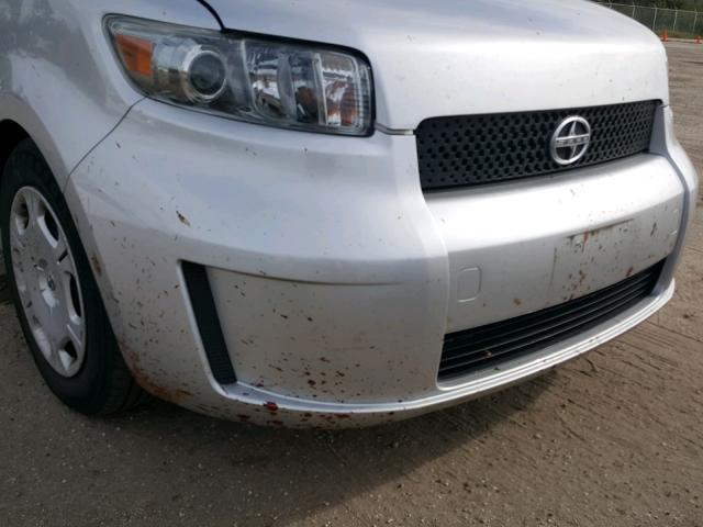 JTLKE50E491079509 - 2009 TOYOTA SCION XB Күміс фото 9