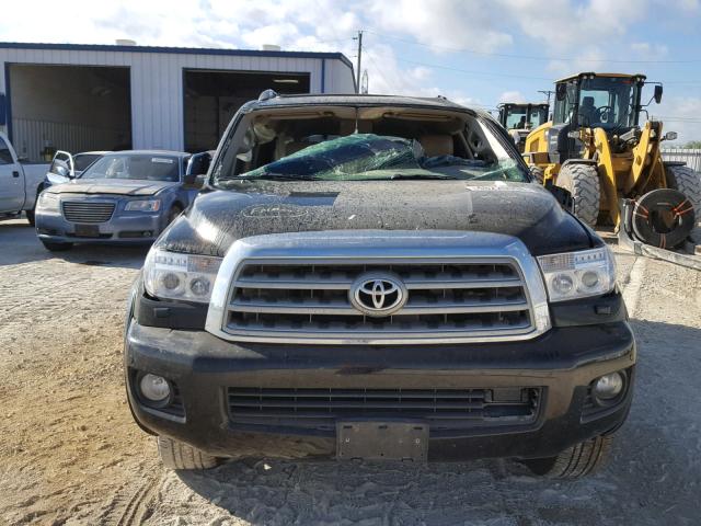 5TDDW5G19BS055431 - 2011 TOYOTA SEQUOIA PL BLACK photo 9