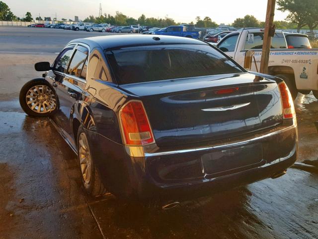 2C3CCAAG9DH561616 - 2013 CHRYSLER 300 BLUE photo 3