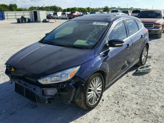 1FADP3N28GL302966 - 2016 FORD FOCUS TITA BLUE photo 2