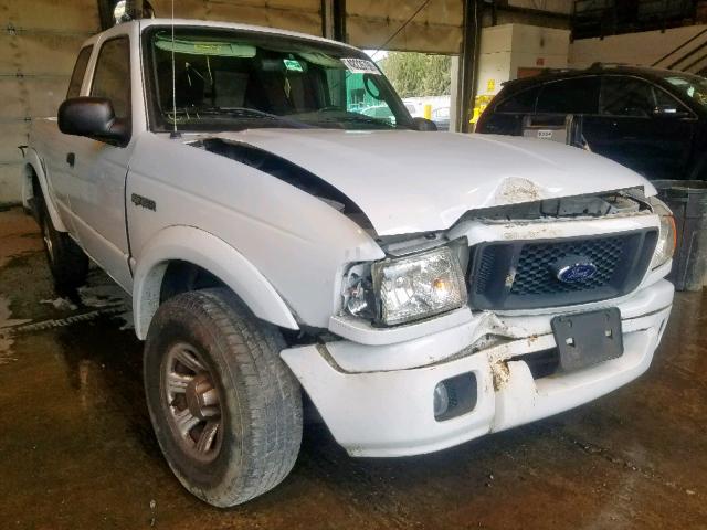 1FTYR14U15PA12636 - 2005 FORD RANGER SUP WHITE photo 1