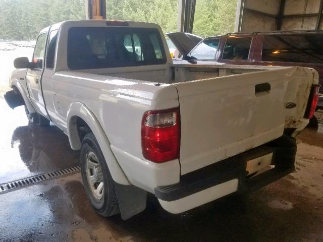 1FTYR14U15PA12636 - 2005 FORD RANGER SUP WHITE photo 3