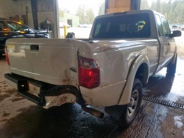 1FTYR14U15PA12636 - 2005 FORD RANGER SUP WHITE photo 4