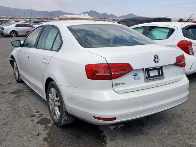 3VW2K7AJ9FM224017 - 2015 VOLKSWAGEN JETTA BASE 白色 照片 3