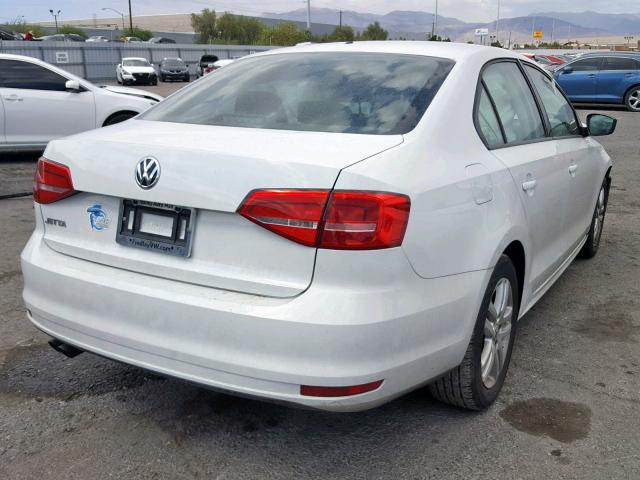 3VW2K7AJ9FM224017 - 2015 VOLKSWAGEN JETTA BASE 白色 照片 4