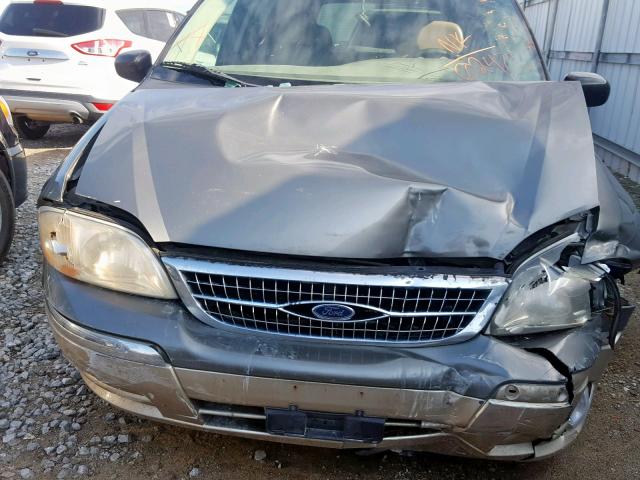 2FMDA5342YBB30247 - 2000 FORD WINDSTAR S GRAY photo 9