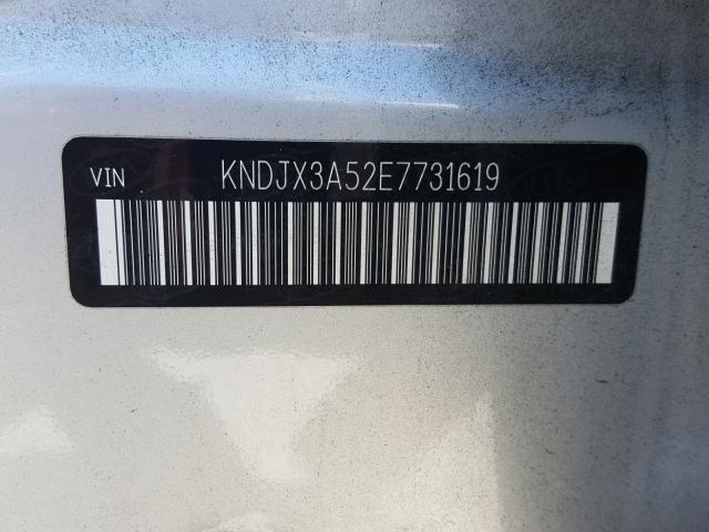 KNDJX3A52E7731619 - 2014 KIA SOUL ! SILVER photo 10