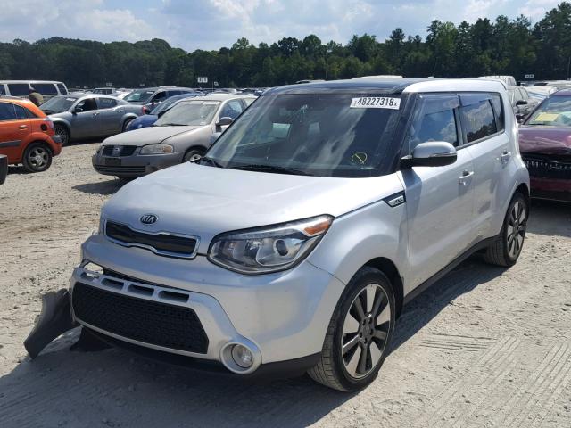 KNDJX3A52E7731619 - 2014 KIA SOUL ! SILVER photo 2